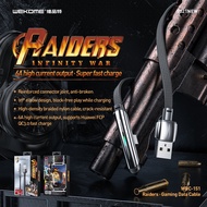 WK Raiders WDC-151A 151i 6A Type-C / USB-C / fruit 90 Degree Elbow L shape Design Fast Charging Gami