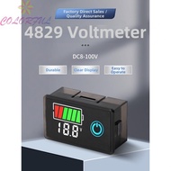 Two-wire LED digital voltmeter, DC8-100V battery monitor, battery capacity gauge