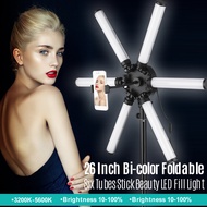 Inch 54w 6 Makeup 90+ With Live Beauty 3200k-5600k Bi-color Led Fill Cri 54w 6 Tubes Fill Cri 90+ 6 