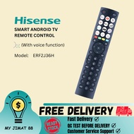 ERF2J36H HISENSE SMART ANDROID TV REMOTE CONTROL WITH VOICE FUNCTION