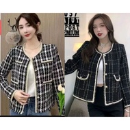 NEWEST IMPORTED FASHION MELONA TWEED BLAZER