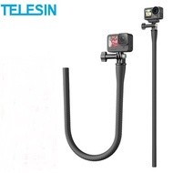 TELESIN Mini Action Camera Mount For Insta360 X4/X3/ONE X2/X/RS/R/EVO Gopro Insta360 DJI Action Mini Camera Octopus Tripod Phone Holder Clip Stand Flexible Mount
