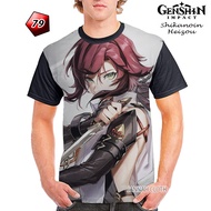 Genshin Impact Character Shikanoin Heizou Game T-shirt Code GI-79 Printing