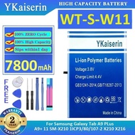 Tablet Battery WT-S-W11 7800Mah For Samsung Galaxy Tab A9 Plus A9+ 11 SM-X210 1ICP3 80 107-2 X210 X2
