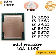 【USED】 Intel Processor ( CPU ) | i3-3220 | i3 3240 | i5 2500 3450 3470 | i7 2600K 3770 | LGA 1155