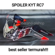 Kyt RC 7 helmet spoiler, RC7 RC seven gpr model