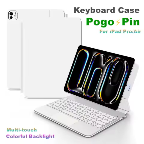 Smart PIN Plug&Play Magic Keyboard For iPad Pro 11 inch M4 2024 Pro13 Air 6th 5th 4th 12.9" 7 3 Case