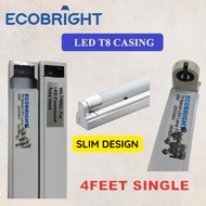 ECOBRIGHT T8 4ft Slim LED Lamp Casing/Fitting ONLY