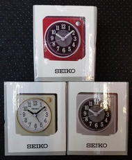 Seiko Alarm Clock QHE197 Quiet Sweep Second  Snooze Light