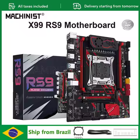 MACHINIST X99 RS9 LGA2011-3 motherboard support Intel Xeon E5 2680/2650/2690 v4 CPU and DDR4 ECC des