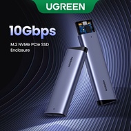 UGREEN M2 SSD Case M.2 NVMe SATA SSD Enclosure Adapter 10Gbps USB 3.2 Gen2 USB C External Enclosure 