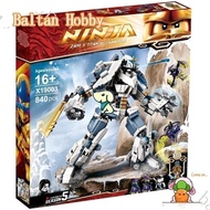 DZG Toy GI1X Compatible with /Ninjago/Zane's Titan Mech Battle/71738/2039/99901/85040/Building block