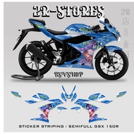 Striping suzuki gsx R150 sticker gsx R150 decal gsx genshin/sticker Motorcycle gsx anime/sticker/lis