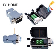 LIAOYING DB9 D-sub Connectors Plug, With Plastic Shell 485 COM Port 9 Pin Jack Socket, COM Plug Conn