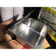 Stainless steel foot pan lid tray 32.5 cm x 26.6 cm stainless steel sus 304 thick multi-function