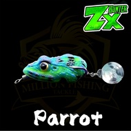 Umpan Katak Tiruan Getah Hunter ZX 3.5cm/6.5g – Soft Frog Lure Casting Thailand Fishing Lures