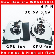 【Worth-Buy】 New Cpu Gpu Cooling Fan Cooler Radiator For Asus Rog Zephyrus G15 Ga502iu Dc 5v 0.5a