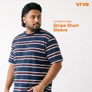 VRVE PLUS SIZE Stripe Short Sleeve Tshirt 3 Colourway Stripe 3CW