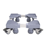 Adjustable Refrigerator Stand Mobile Base With 4 Locking Refrigerator Wheels and 4 Strong Feet for W