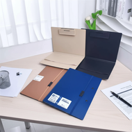 A4/Long Size Foldable Clipboard Portable File Organizer with Hard PP Foldable Pad  Papan Klip Lipat 
