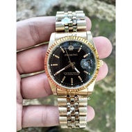PROKING Jam Tangan Lelaki – Elegant Gold Stainless Steel Watch with Date