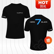 T-Shirt NEW GoPro Go Pro 7 Be A Hero Action Camera Logo Tee Cotton 160GSM Unisex Logo Short Sleeve S