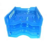 LETTER TRAY PLASTIK GUNINDO 903 RAK KERTAS MEJA 3 TINGKAT FOLIO