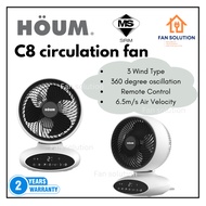 HOUM AIR CIRCULATION FAN SERIES C8 8" / TABLE FAN / KIPAS MEJA HOUM [READY STOCK (2 YEAR WARRANTY)]