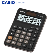 Casio เครื่องคิดเลข ขนาดกะทัดรัด  รุ่น MX-12B(Black)12 หลัก เหมาะสำหรับใช้งานทั่วไป ขนาดกลาง คาสิโอ 