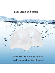Misorita 12pcs Gel Toe Spacers Include Sizes S M L, Toe Separators To Correct Your Toes, Toe Support