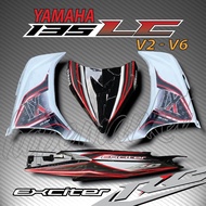 STRIPE MOTOR YAMAHA LC135 V2 V3 V4 V5 EXCITER RC IX (17) CUSTOM BODY STICKER ( READY STOCK )