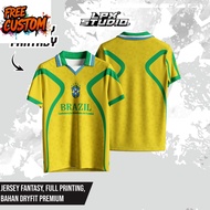 Free Customization Brazil Fantasy Jersey Brazil Jersey/ Brazil T-Shirt/ Football Jersey/ Vintage Jer