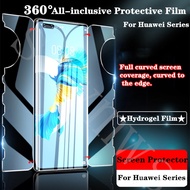 Huawei P30/P40/P50 Screen Protector Mate30/40 Pro 360° All-inclusive Hydroel Film For Huawei Nova 8/9 Honor 30/50 Series