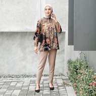 Aruna Blouse Batik Wanita Modern Batik Kerja Kantor Wanita