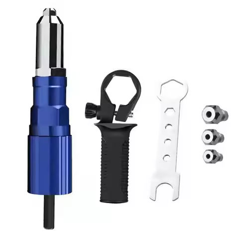 Electric Rivet Gun 2.4mm-4.8mm rivet nut gun drill adapter Cordless riveting tool Insert Nut Pull Ri
