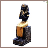 shaoyipin  Golden Pyramid Statue Egyptian Pharaoh Gods Sculptures Collectible Figurine Figure Ornament Office Decor Decorations Vintage Elder