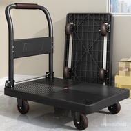 Trolley Trolley Shopping Hand Buggy Foldable and Portable Handling Household Trolley Trailer Flat Trolley