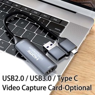 Type C USB 3.0 2.0 Video Capture Card 4K To 1080P HDMI Video Grabber Game Recording Live Streaming B