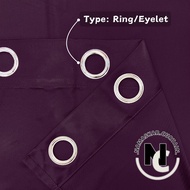 NAMASKAR.CURTAIN - Iris Hook/Eyelet Blackout Curtain - Code 10 (170cm-400cm)