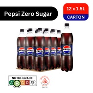 [1 Carton] Pepsi Zero Sugar (12x1.5L)