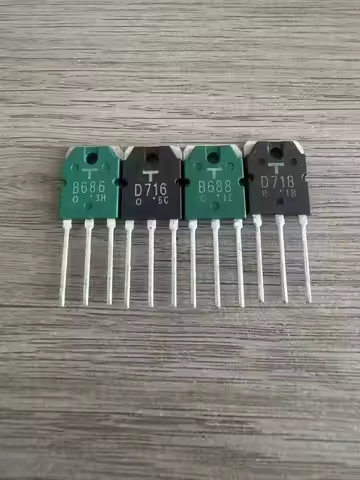 5pairs-10PCS 2SB688 2SD718 2SB686 2SD716 B688 D718 B686 D716 Audio amplifier matching tubes Brand ne
