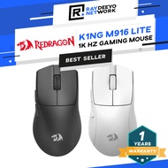 Redragon M916 K1NG Lite 1K Wireless Tri-Mode Ultra Light Gaming Mouse [8K DPI & 1K Hz Polling Rate]