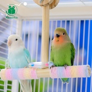 [Kesoto] Bird Swing Toy, Parrot Play Stand, Rotatable, for Chewing, Bird Perch, Parrot Perch, Stand 