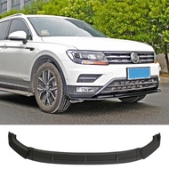 Front Bumper Splitter for Volkswagen Tiguan 17 - 20 Lip Diffuser Spoiler Skirt Body Kit Decorative S