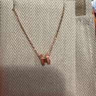 全新愛馬仕Hermes雙色 mini POP H Rocabar項鍊 禮物