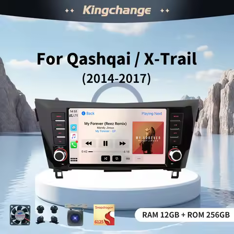 9" Radio For Nissan X-Trail Xtrail X - Trail 3 T32 2014 - 2022 Qashqai 2 J11 Android 14 CarPlay Auto