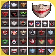 Masks Cotton . Face Mask Party Washable Reusable Fashion mask Halloween 3D Funny Ⓦ 2020