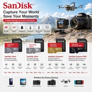 SanDisk Ultra / Extreme / Extreme Pro microSD Card 64GB / 128GB/ 256GB / 512GB / 1TB UHS-I A1 A2 Ful