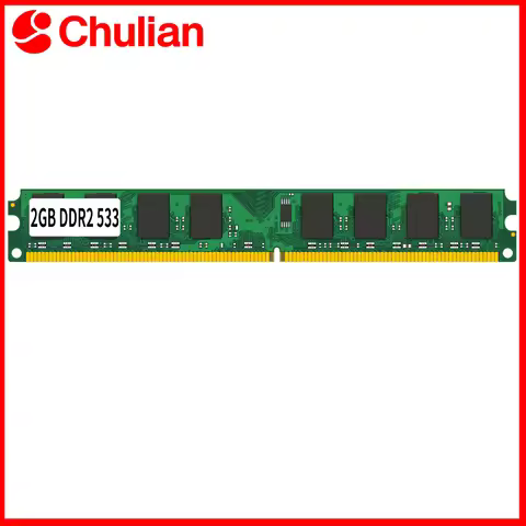 For Desktop Computer Memoria Module PC Memory Ram PC4200 DDR2 533MHz 1.8V 240PIN 2GB DIMM Non-ECC De