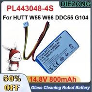 PL443048-4S 14.8V 800mAh Rechargeable Li-Ion Battery Pack for HUTT W55 W66 DDC55 G104 Glass Cleaning